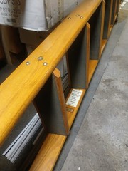 Putnam ROLLING Solid Wood Warehouse/Library LADDER