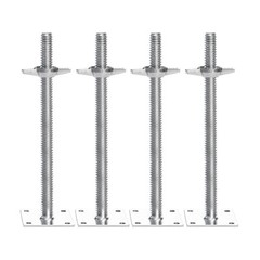 4-Pack Adjustable Leveling Jacks Solid Screw for Baker-Style Scaffolding