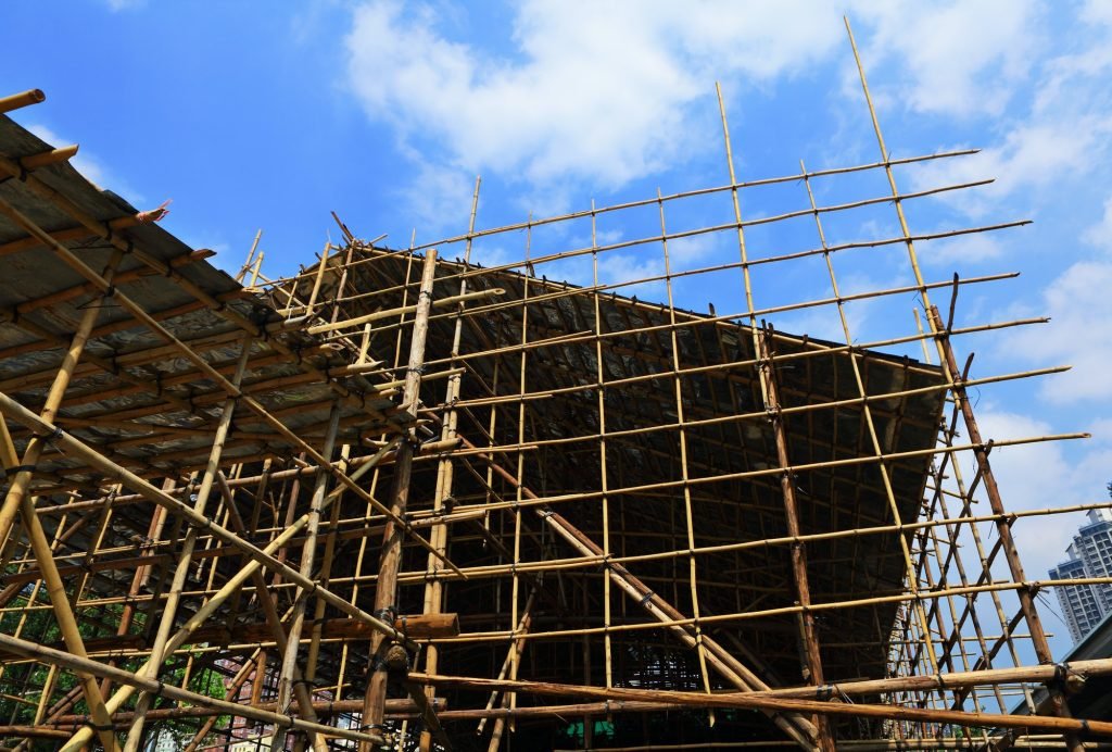 bamboo scaffolding