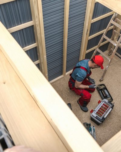 Wooden Frame and Composite Walls Garden Storage Shed Building